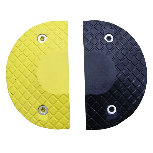 Retardér – káblový prejazd 30 km/h, 20 t, sada 2 ks, koncový diel – 220×400×70 mm, čierna | žltá